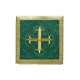 Kelch blassgrünes Kreuz + goldene Verzierung