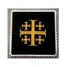 Abendmahlskelch schwarz Jerusalem Kreuz