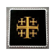 Abendmahlskelch schwarz Jerusalem Kreuz