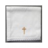 Korporal mit goldenem Kreuz - 100% Baumwolle
