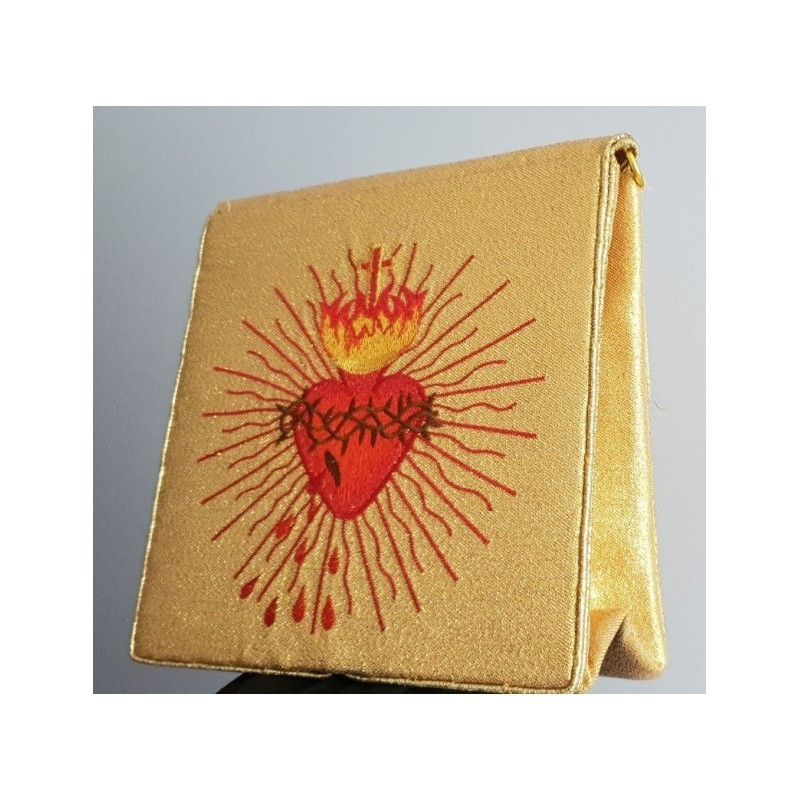 Gesticktes Halstuch für Kranke - Herz des Herrn Jesus (34)