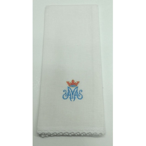 Purificator Marianisches Muster mit Krone - 100% Baumwolle