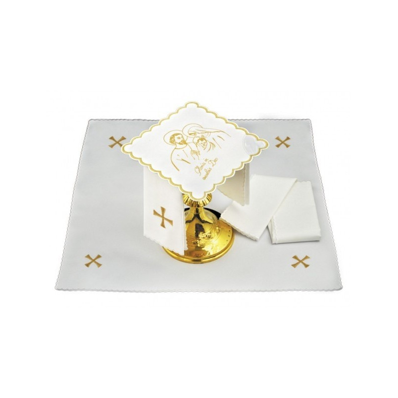 Kelchwäsche-Set Weihnachten - Stickerei