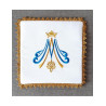 Besticktes Kelchbahrtuch M Marianisches Muster