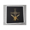 Besticktes Kelchblatt schwarz IHS+ Ohren