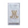 Purificator goldenes Marienemblem - 100% Baumwolle