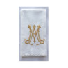 Purificator goldenes Marienemblem - 100% Baumwolle