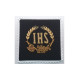 Schwarzer bestickter IHS-Kelch (2)
