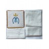 Marianischer Kelch Leinen-Set (6)