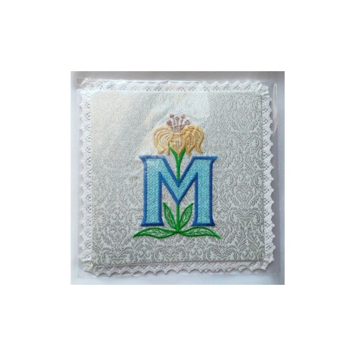 Gesticktes Kelchbahrtuch M Marianisches Muster (4)