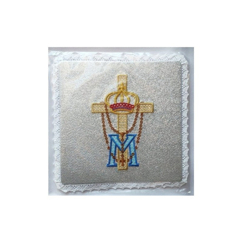 Abendmahlskelch mit gesticktem Marian-Muster M (6)