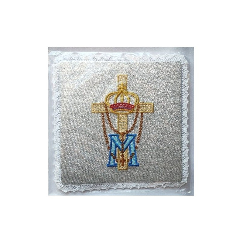 Abendmahlskelch mit gesticktem Marian-Muster M (6)