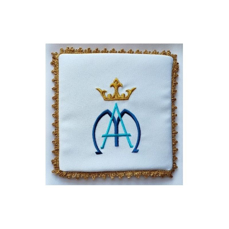 Gesticktes Kelchbahrtuch M Marianisches Muster (8)