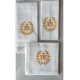 Kelch Leinen Set IHS gold