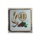 Kelch, bestickt mit IHS-Gold, Weintrauben (32)