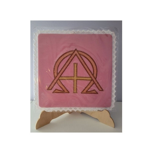 Alpha und Omega pinker Kelch Kelch (4)