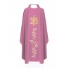 Gesticktes Messgewand mit IHS-Symbol - rosa (H10)