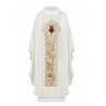 Gesticktes Messgewand Herz Jesu - ecru (H16)