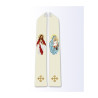 Stola mit dem Bild des Herzens Jesu und dem MB-Skapulier