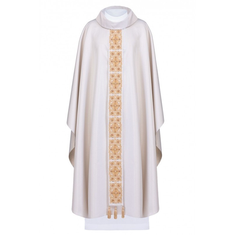 Besticktes Messgewand, Ziersteine - Gold (H59)