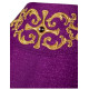 Messgewand reich bestickt, Ziersteine - violett (H64)
