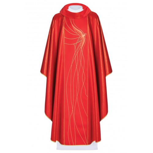 Messgewand mit dem Symbol des Heiligen Geistes - rot (H65)