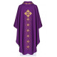 Messgewand reich bestickt, Ziersteine - violett (H67)