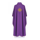 Messgewand bestickt mit dem Symbol des Kreuzes - violett (H94)