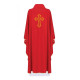 Messgewand, bestickt mit dem Symbol des Kreuzes - rot (H98)