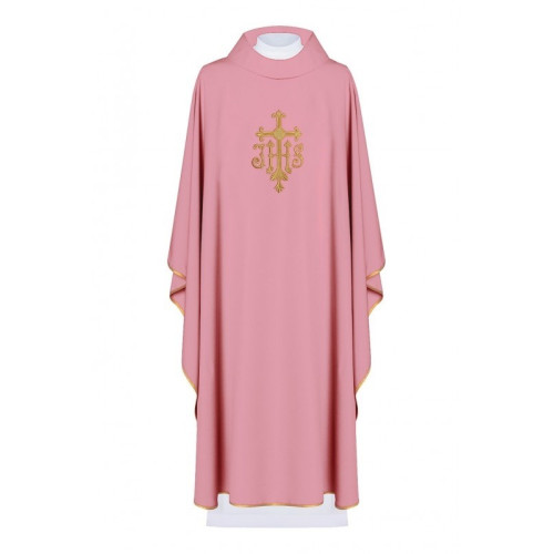 Messgewand mit gesticktem IHS-Symbol - rosa (H115)