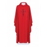 Messgewand, bestickt mit dem Symbol des Kreuzes - rot (H119)