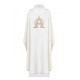 Messgewand mit gesticktem Alpha und Omega Symbol - ecru (H130)
