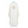 Messgewand gesticktes Jerusalem Kreuz - ecru (H131)