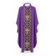 Messgewand bestickt mit dem Symbol des Kreuzes - violett (H151)