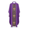 Messgewand bestickt mit dem Symbol des Kreuzes - violett (H151)