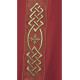 Messgewand reich bestickt - rot (H156)