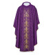 Messgewand reich bestickt IHS - violett (H165)