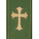 Messgewand mit gesticktem Kreuz und Ohren - grün (H183)