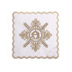 Kelch aus Leinen mit gesticktem Alpha und Omega (63H)