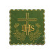 Kelch Leinen Set bestickt IHS + Kreuz (53H)