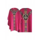 Messgewand semi gothic rosa - Jacquard Stoff (66)