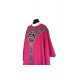 Messgewand semi gothic rosa - Jacquard Stoff (66)