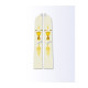 Stola in Ecru mit eucharistischem Motiv