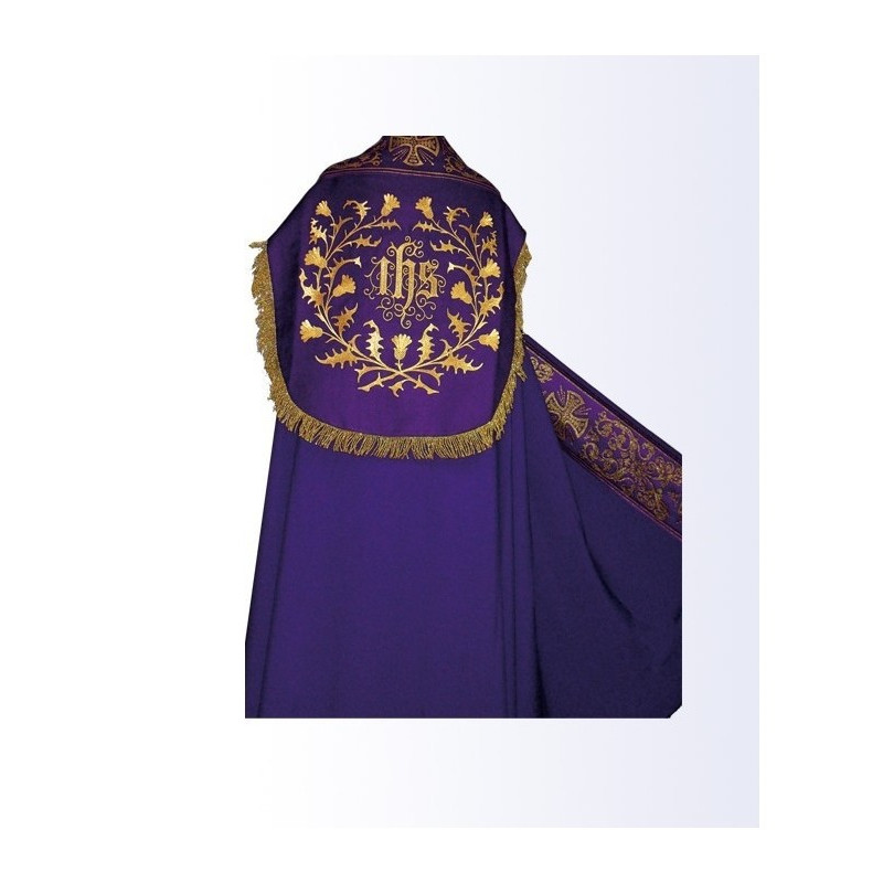 IHS lila Mantel + Stola