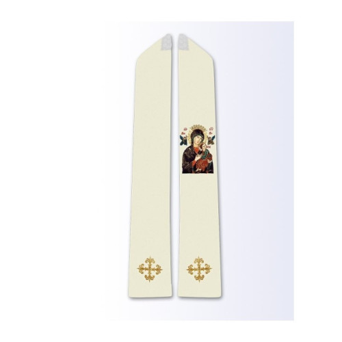 Stola mit Bildnis der Muttergottes von der Immerwährenden Hilfe