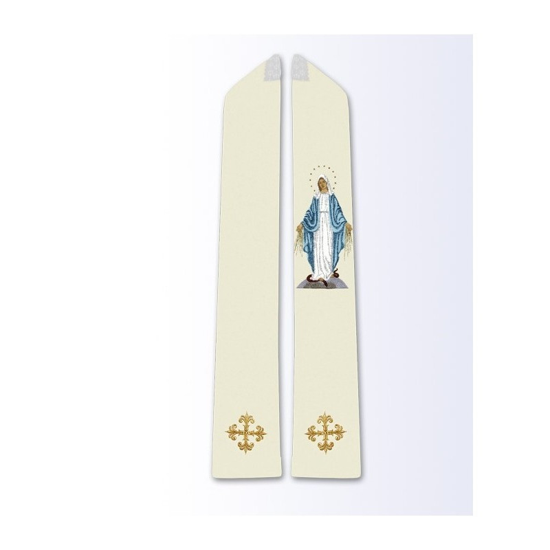 Die Stola mit dem Bild der Unbefleckten Maria