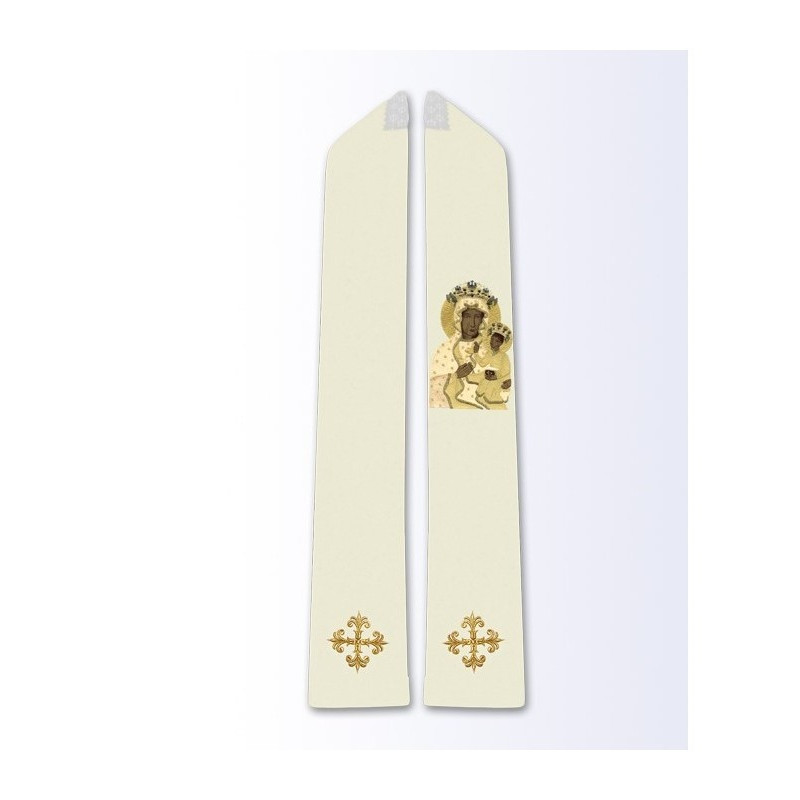 Stola mit Bildnis der Muttergottes von Tschenstochau