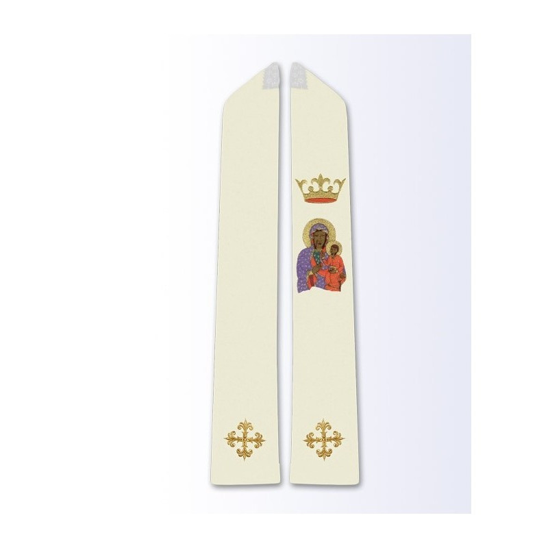 Stola mit Bildnis der Muttergottes von Tschenstochau
