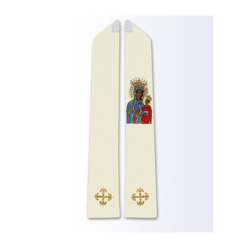 Stola mit Bildnis der Muttergottes von Tschenstochau