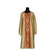 Gold-Dalmatic mit rotem Gürtel + Stola